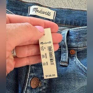 Madewell 9” Mid Rise Skinny Crop Jeans